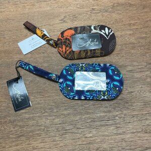 Marie Osmond Lifestyle Collection Giftcraft  Luggage Tag - Brown or Blue - NWT